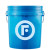 Ведро для ручной мойки авто Fireball Bucket 18л, Сине-зеленый
