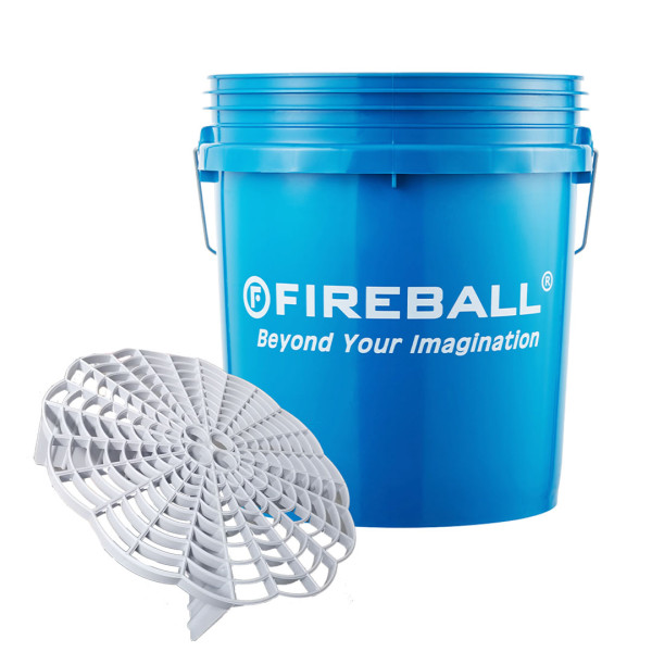 Ведро для ручной мойки авто Fireball Bucket 18л, Сине-зеленый
