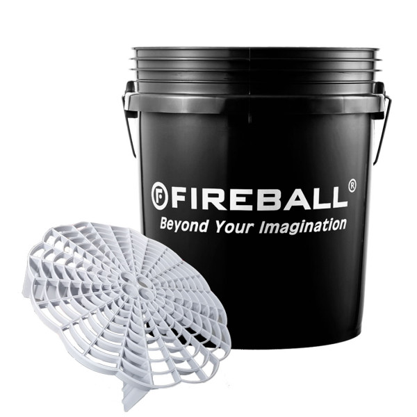 Ведро для ручной мойки авто Fireball Bucket 18л, Черный