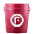 Ведро для ручной мойки авто Fireball Bucket 18л, Красный