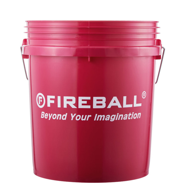 Ведро для ручной мойки авто Fireball Bucket 18л, Красный
