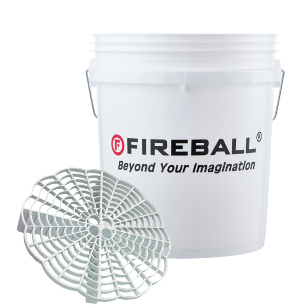 Ведро для ручной мойки авто Fireball Bucket 18л, Белый