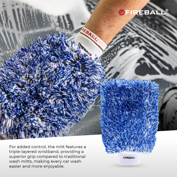 Перчатка для мойки премиум-класса Fireball Premium Wash Mitt