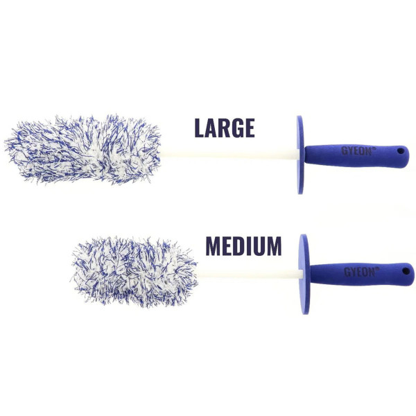 Микрофибровая щетка для дисков Gyeon Q²M WheelBrush Medium, 37 см