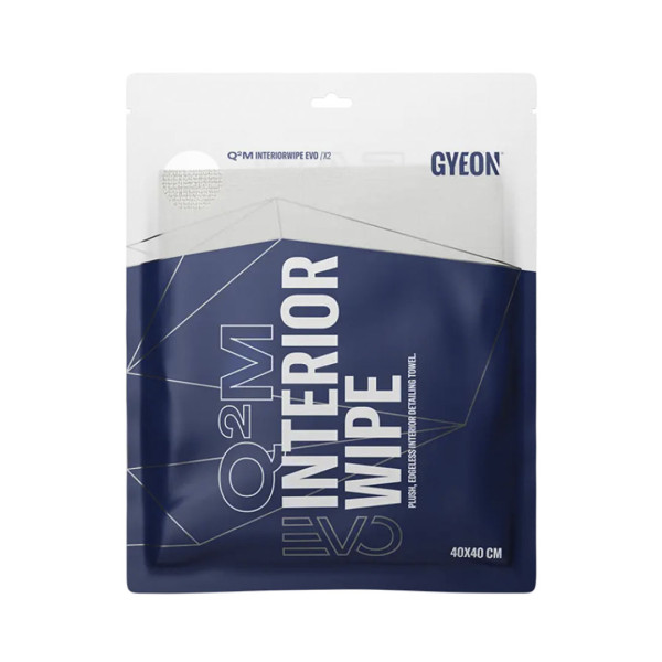 Двустороннее микрофибровое полотенце для интерьера Gyeon Q²M InteriorWipe EVO 2шт, 40 x 40 см (8809432675730)