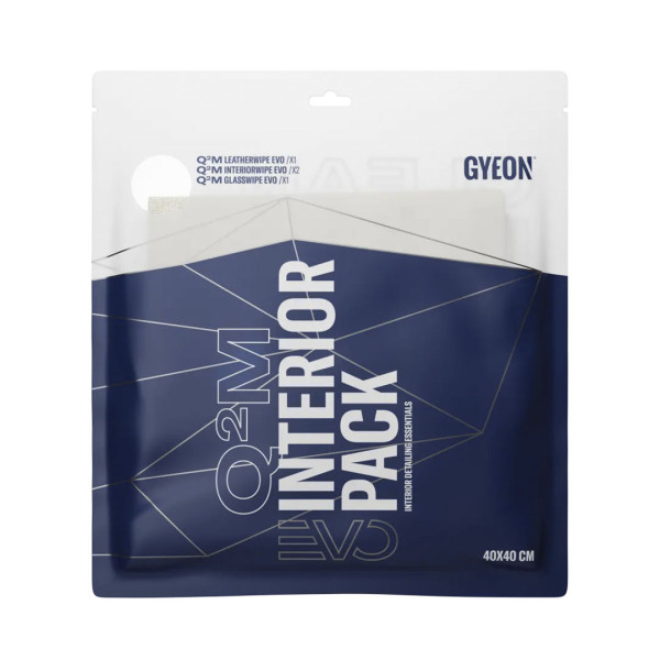 Двустороннее микрофибровое полотенце для интерьера Gyeon Q²M InteriorPack EVO 4шт, 40 x 40 см (8809432675747)