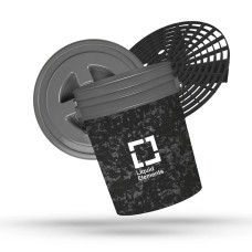 Ведро для мойки автомобиля Liquid Elements Washing Bucket 20л, Карбон
