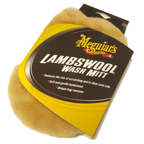Перчатка лама для мойки авто Meguiar's Lambs Wool Wash Mitt (A7301)