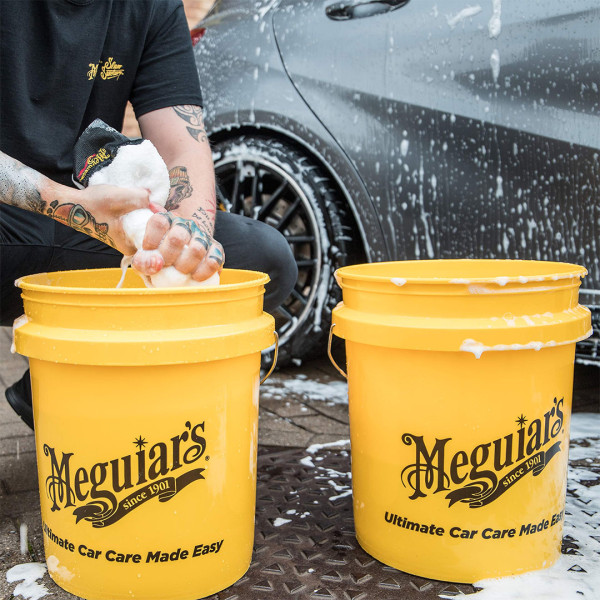 Ведро для ручной мойки Meguiar's Yellow Bucket, 19 л (RG203)