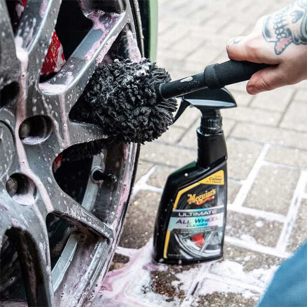 Щетка для очистки дисков Meguiar's Supreme Microfiber Wheel Brush Medium, 35 см (X1902EU)