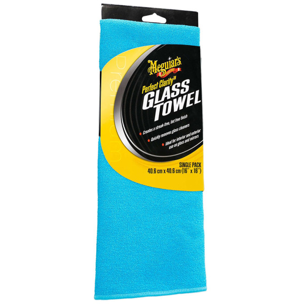 Микрофибра для стекла авто Meguiar's Perfect Clarity Glass Towel, Синий (X210300)