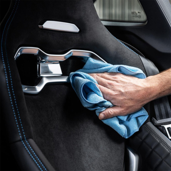 Универсальная микрофибра для авто POLYTOP Microfasertuch Blau 280 г/м² 2шт, 40 x 40 см (71210005)