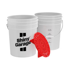 Ведро для ручной мойки с красным сепаратором Shiny Garage, 20л