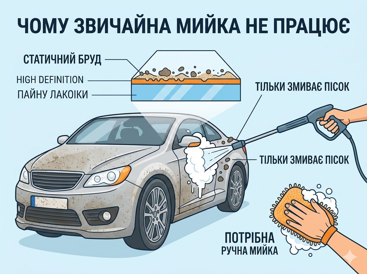 Чому звичайна мийка не працює